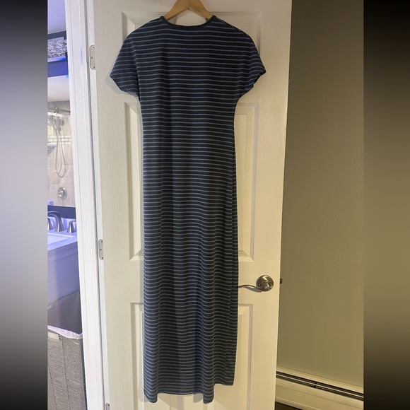 Striped Blue Maxi Dress - Picture 2 of 2